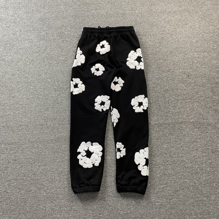 denim tears sweatpants black dt02