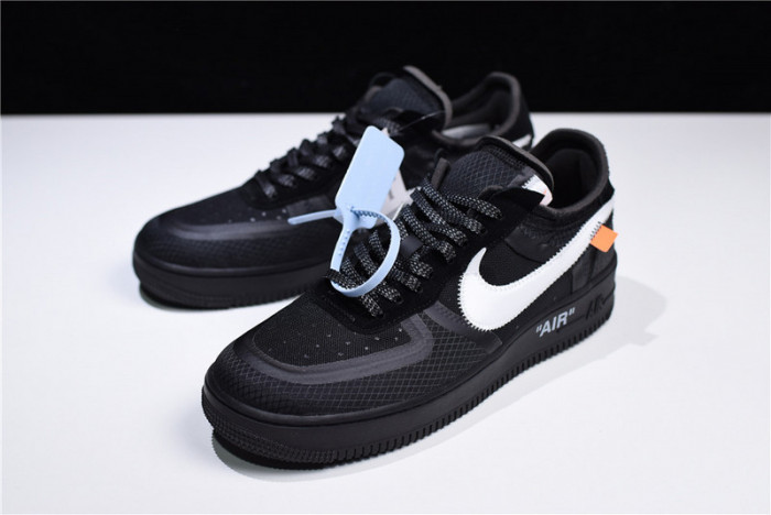 ofw nike air force 1 low black ao4606-001