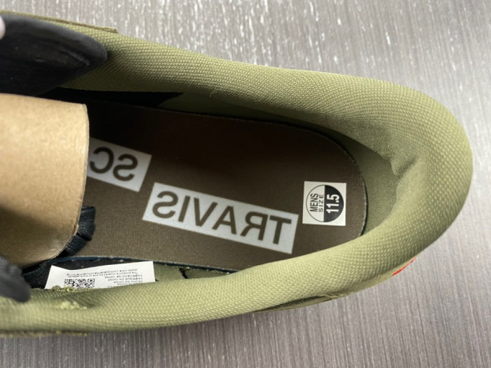 travis scott x air jordan 1 low og “black olive” dm7866-002