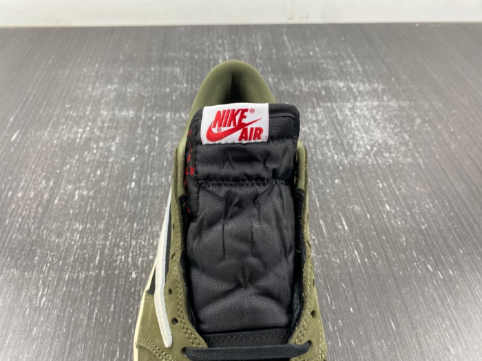 travis scott x air jordan 1 low og “black olive” dm7866-002