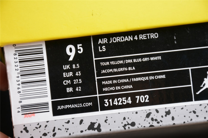air jordan 4 retro lightning 314254-702