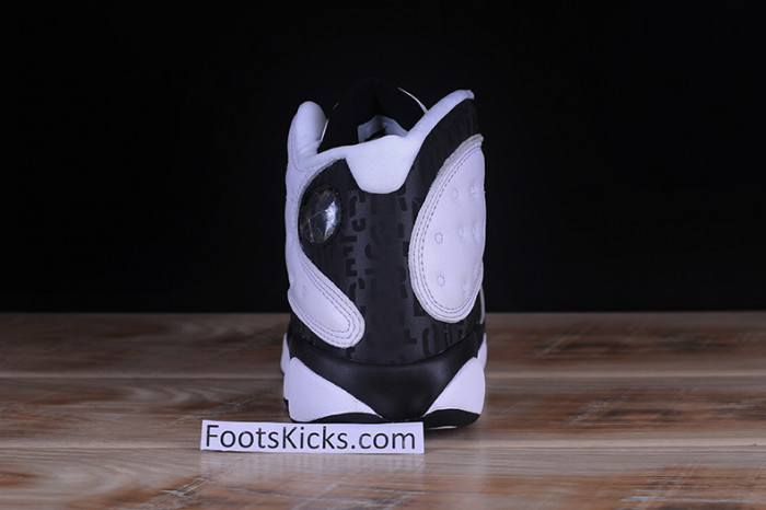 air jordan 13 retro sngl day "love and respect" black/ white mens 888164-112