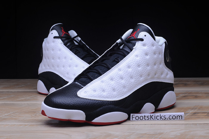 air jordan 13 retro "he got game" white/ black-true red 309259-104
