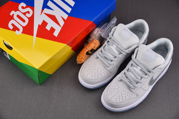 concepts x nike sb dunk low "white lobster" fd8776-100