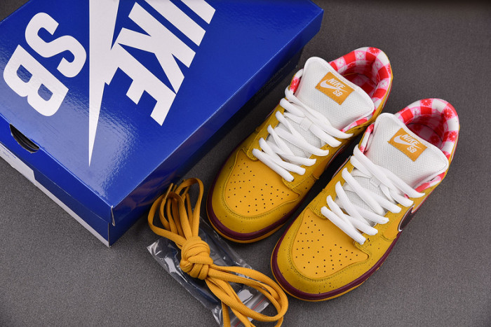 nike sb dunk low yellow lobster 313170-137566