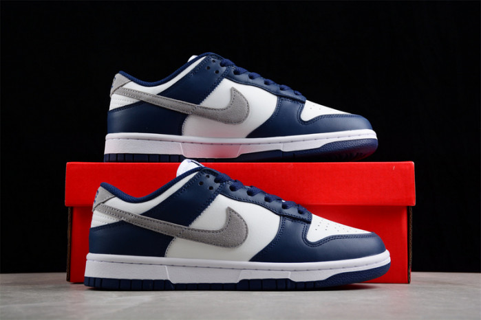 nike dunk low summit white midnight navy fd9749-400