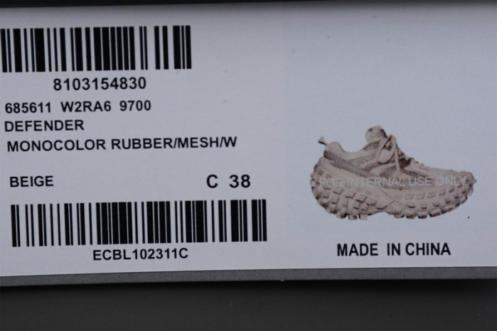 Ba*len*cia*ga defender rubber platform sneakers w2ra69700